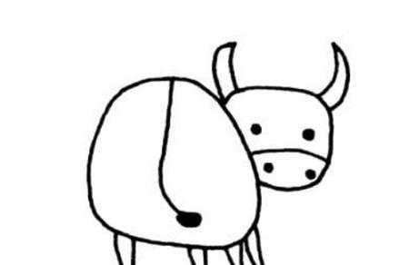 关于牛的简笔画图片大全