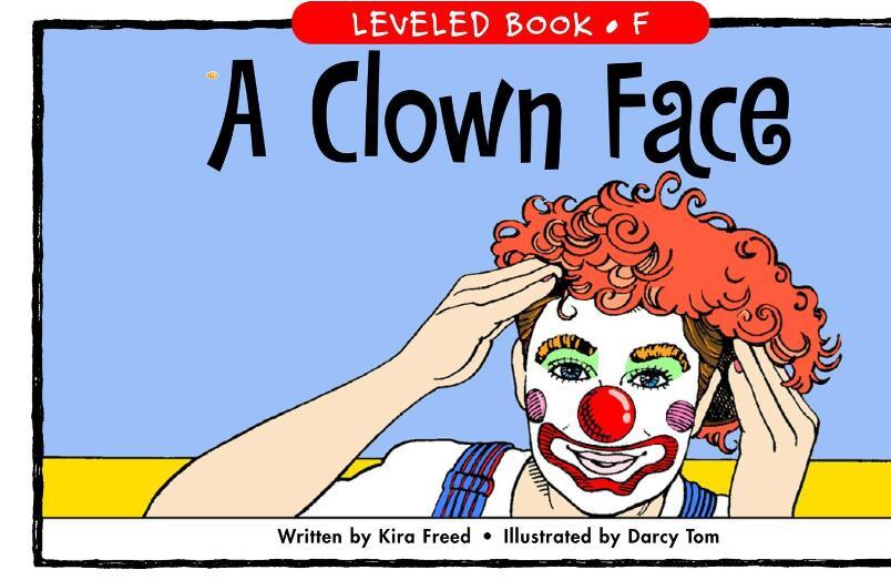 《A Clown Face》RAZ分级英语绘本pdf资源免费下载