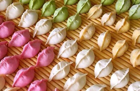 彩色饺子皮是用哪些蔬菜做的