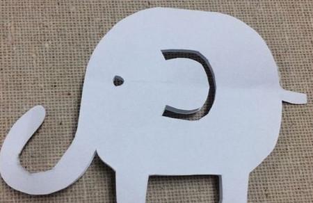剪纸大象的剪法步骤
