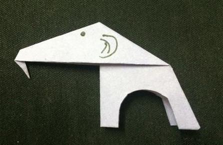 折纸大象的折法步骤