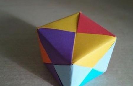 彩色立方体折纸教程
