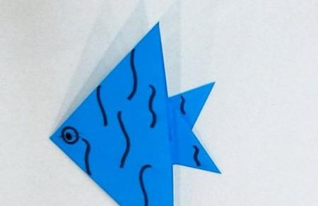 折纸热带鱼步骤图