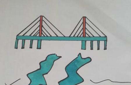 高架桥简笔画怎么画