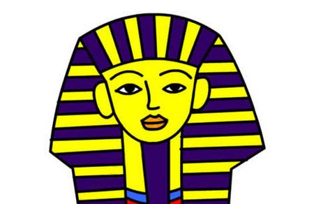 古埃及法老简笔画色彩