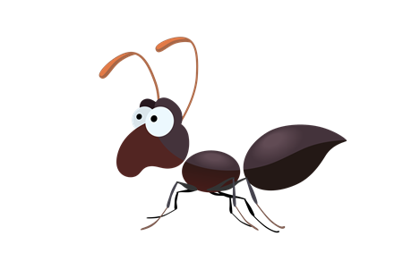 小蚂蚁和毛毛虫的故事