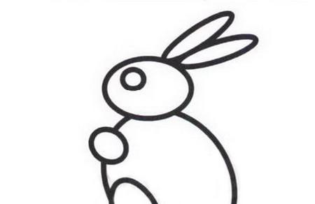 幼儿画兔子简笔画步骤