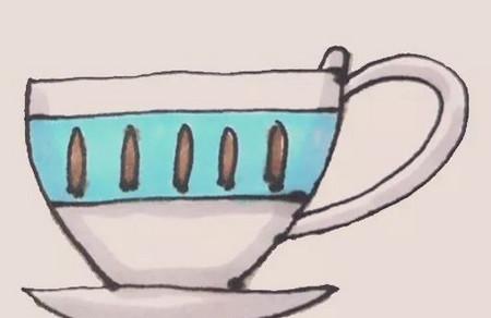 茶杯怎么画简笔画简单