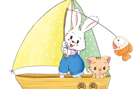 小兔子和小猫儿童故事