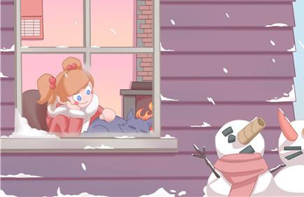 窗外的小雪人故事