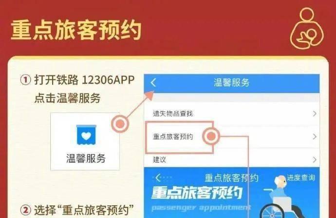 实用！12306怎么预约重点旅客服务