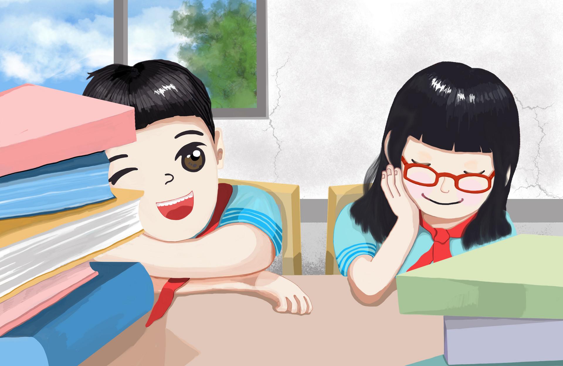 校园的竹林作文250字
