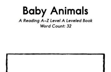 《Baby Animals》绘本阅读翻译及pdf资源下载