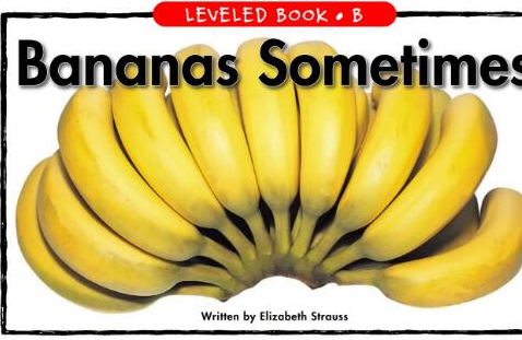 《Bananas Sometimes》英语绘本翻译及pdf资源下载