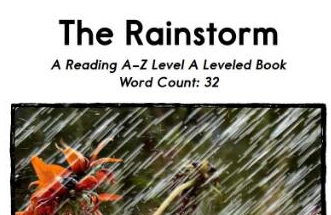《The Rainstorm》英语绘本翻译及pdf资源下载