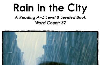 《Rain in the City》英语绘本pdf资源百度网盘下载