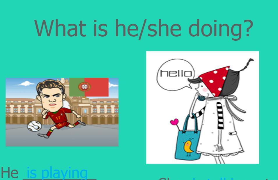 2021秋四年级英语上册Module 3 Unit 1 What are they doing教学课件PPT免费下载