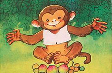 贪吃的猴子童话故事