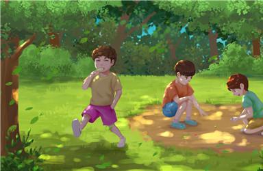 花园的一角作文500字
