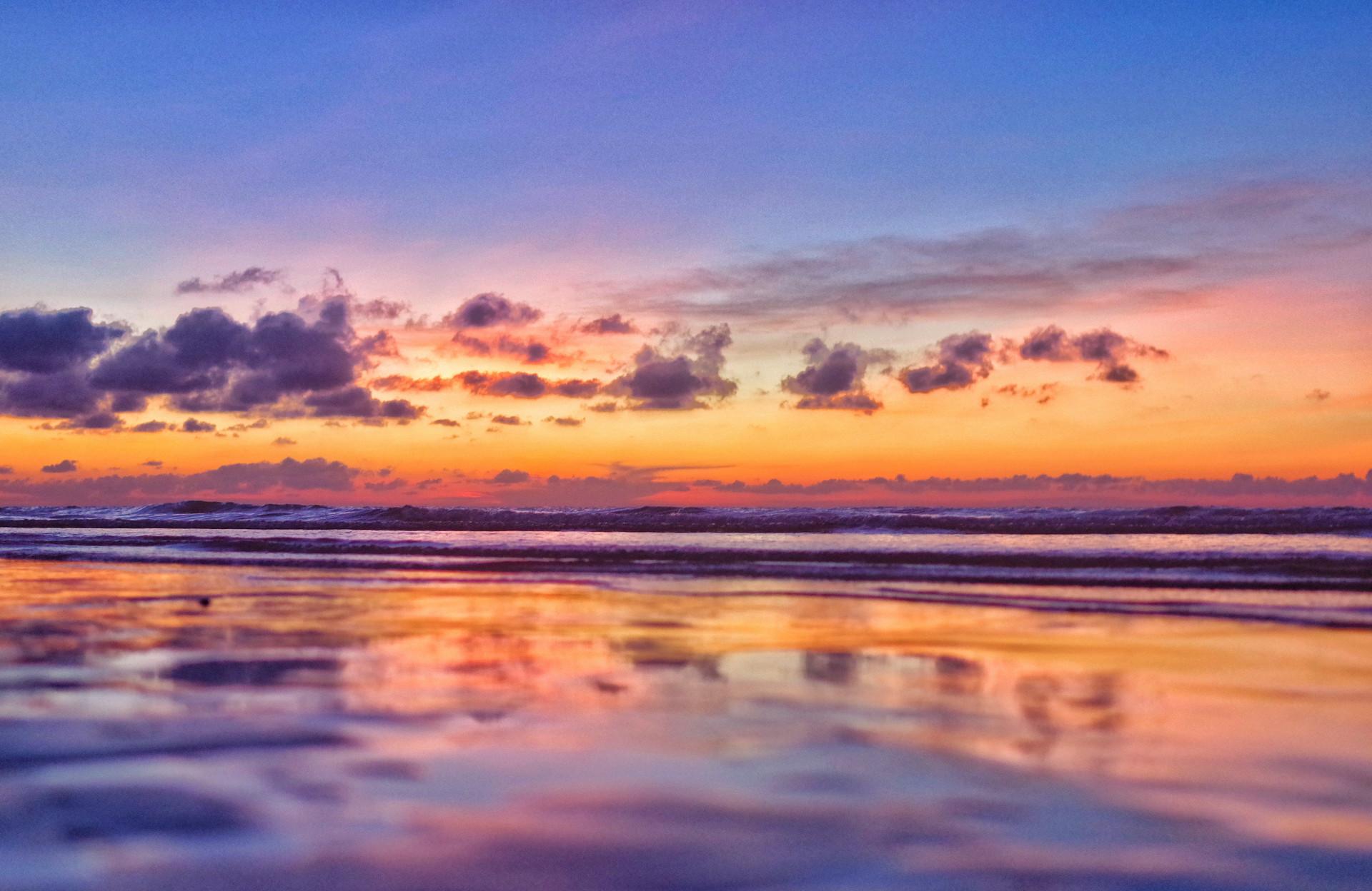 美丽的晚霞作文400字